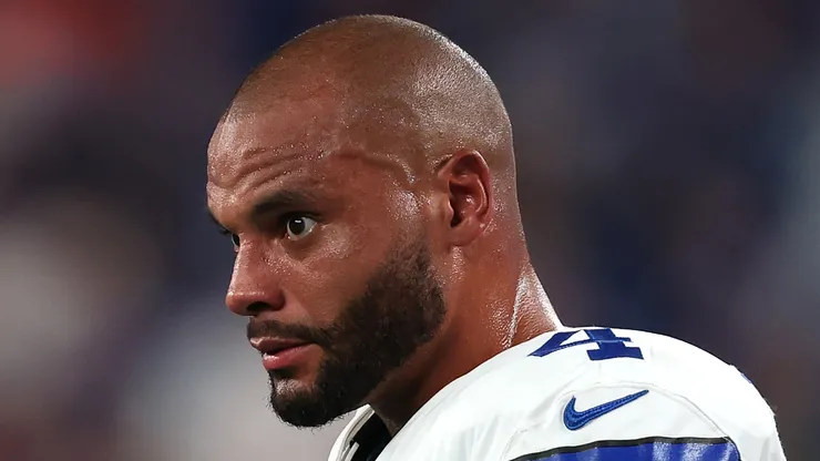 Dak Prescott quarterback of the Dallas Cowboys