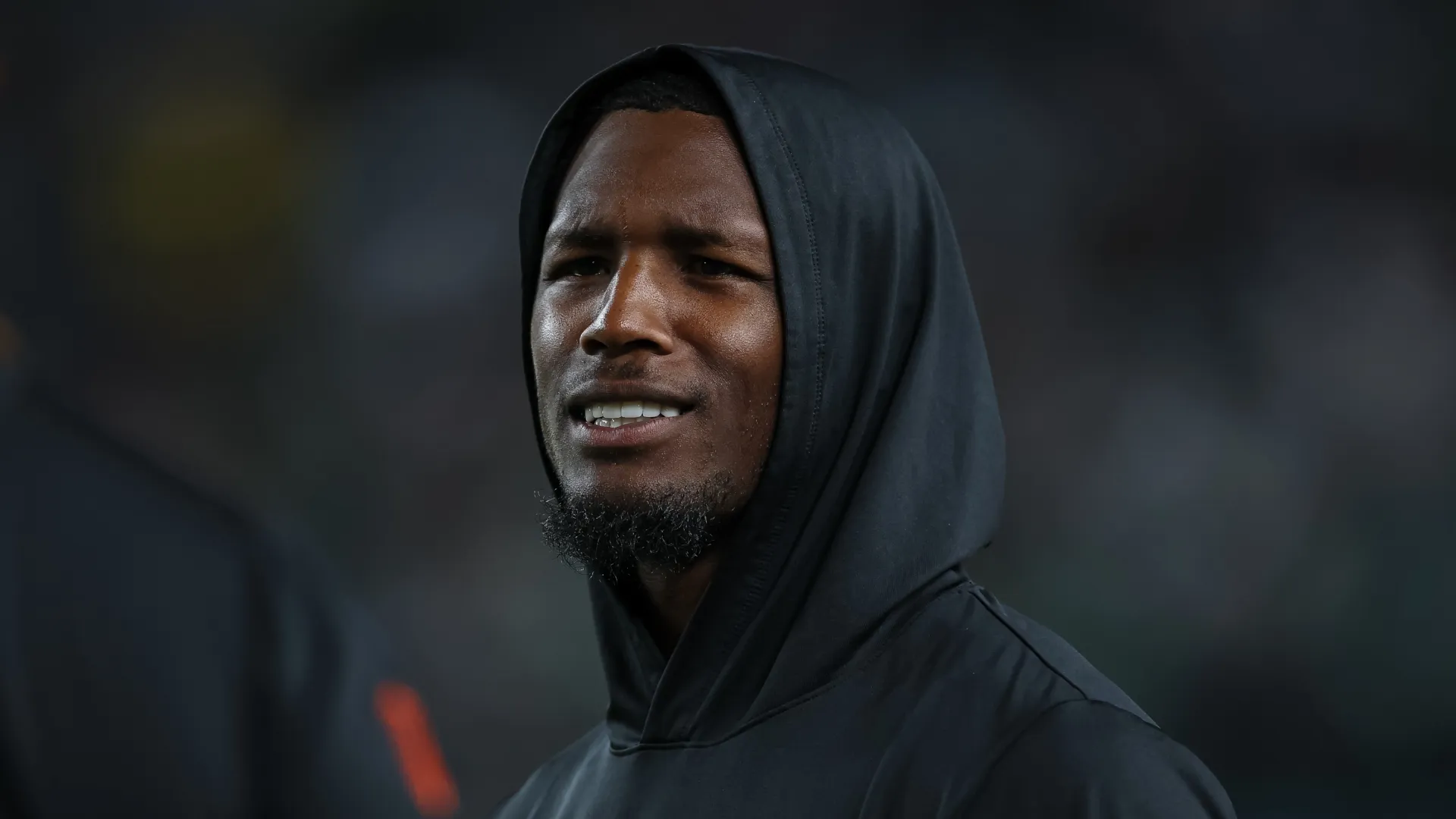 Tee Higgins #5 of the Cincinnati Bengals reacts on the sideline during the second half of a NFL Preseason 2025 game against the Philadelphia Eagles at Lincoln Financial Field on August 7, 2025 in Philadelphia, Pennsylvania.