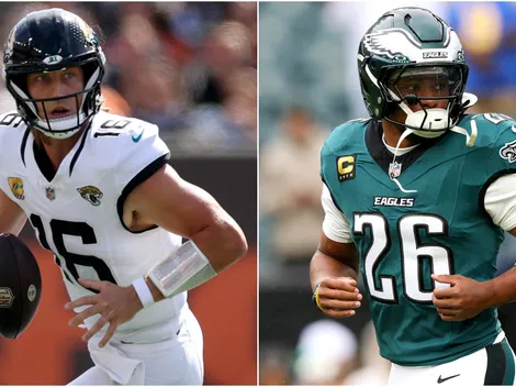 What stadium is Jaguars vs. Eagles at today in NFL Week 5?