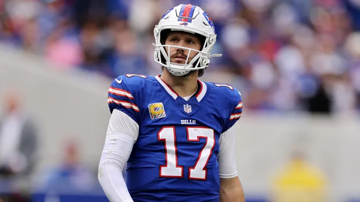 Josh Allen #17 of the Buffalo Bills