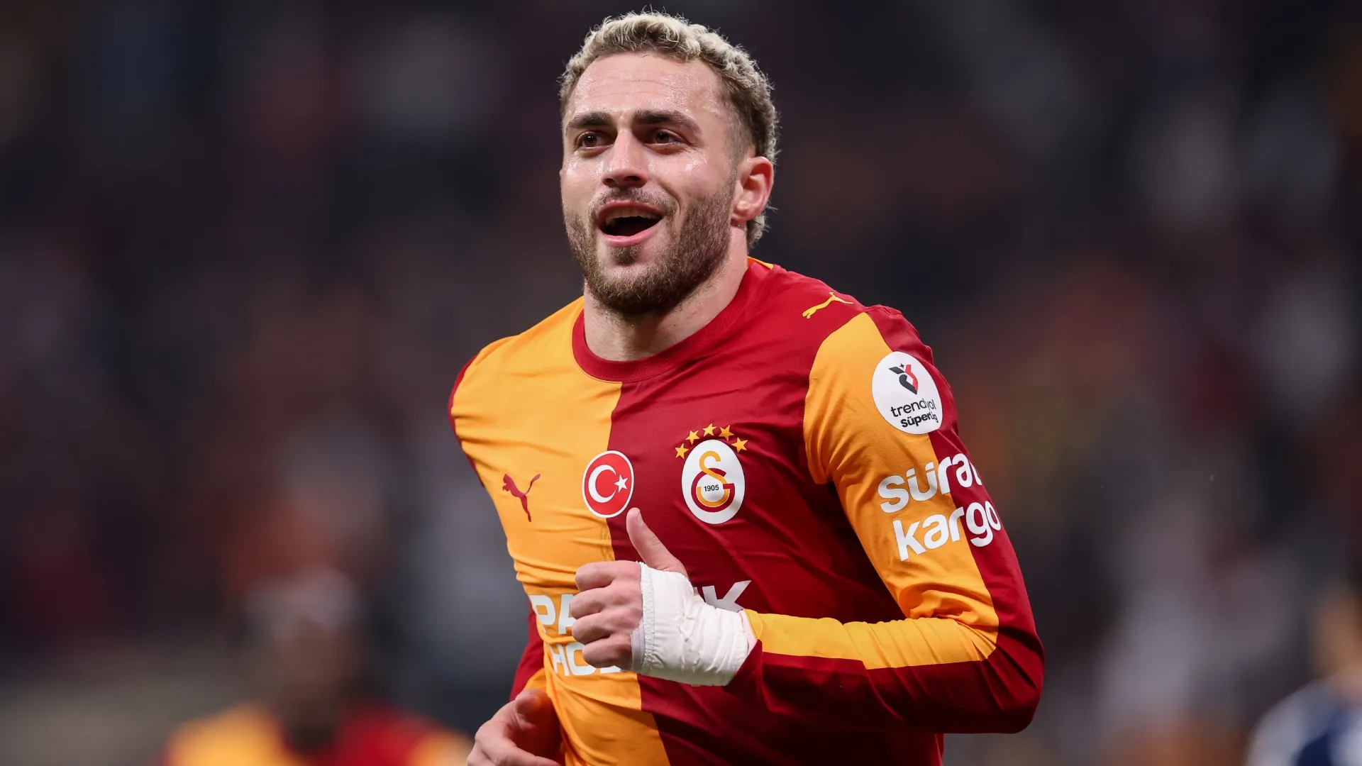 Baris Alper Yilmaz of Galatasaray (Source: Ahmad Mora/Getty Images)