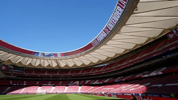 General view inside the stadium before the LaLiga EA Sports 2026/27 match between Atletico de Madrid and Real Madrid.