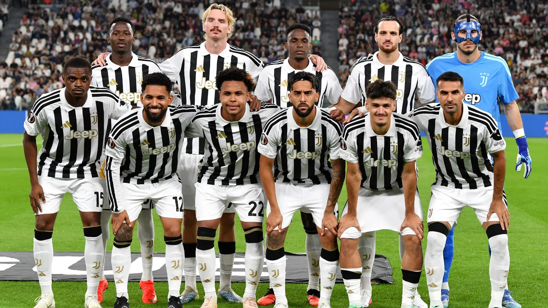 Players of Juventus before the UEFA Europa League 2026/27 League Phase MD1 match (Source: Valerio Pennicino/Getty Images)