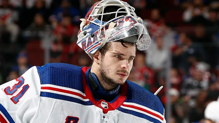 Igor Shesterkin #31 of the New York Rangers.