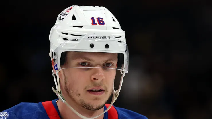 Pavel Dorofeyev #16 of the New York Rangers.