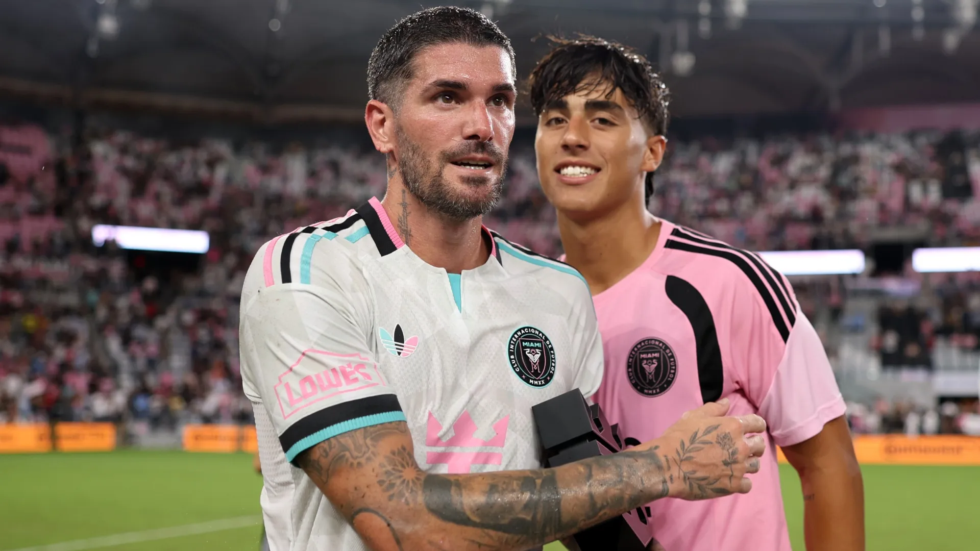 Rodrigo De Paul #7 of Inter Miami CF during an MLS match (Source: Carmen Mandato/Getty Images)