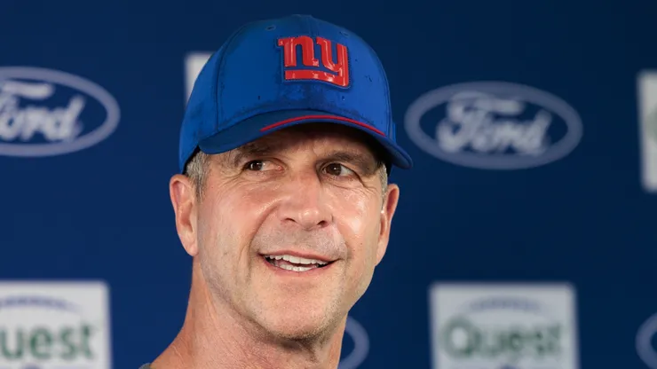 John Harbaugh head coach of the New York Giants