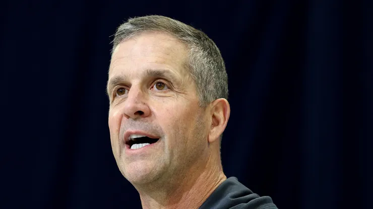 John Harbaugh head coach of the New York Giants