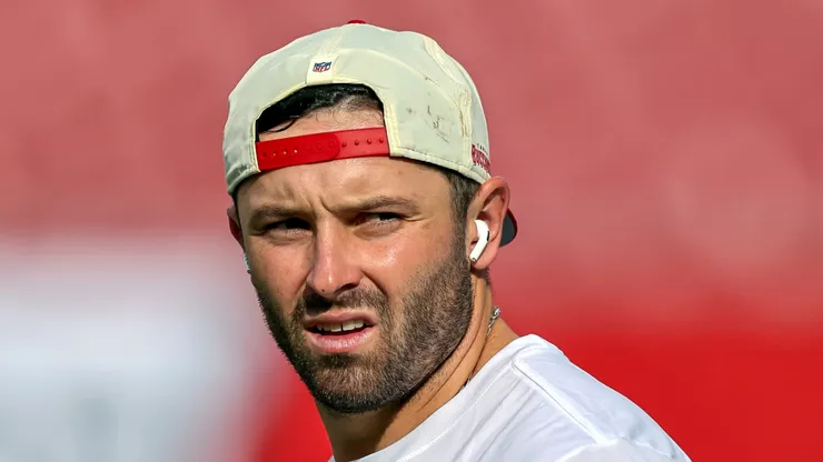 Baker Mayfield quarterback of the Tampa Bay Buccaneers