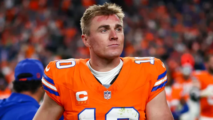 Bo Nix #10 of the Denver Broncos