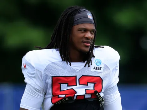 What happened to Kendal Daniels and why is he out of Falcons vs Bears game?