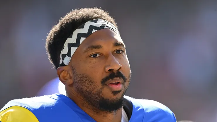 Myles Garrett of the Los Angeles Rams