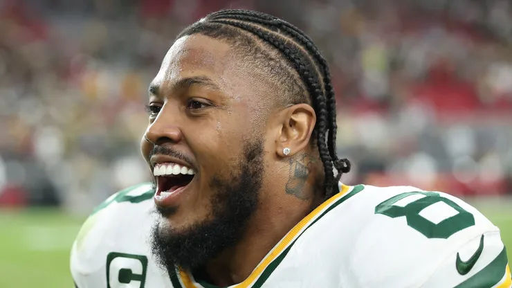 Josh Jacobs running back of the Green Bay Packers