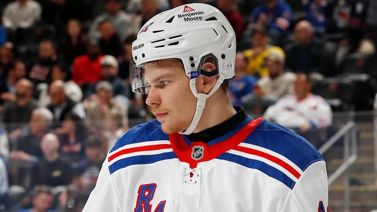 Alberts Smits #12 of the New York Rangers.