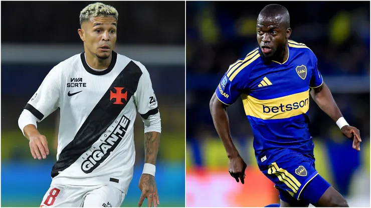 Adson of Vasco da Gama and Enner Valencia of Boca Juniors