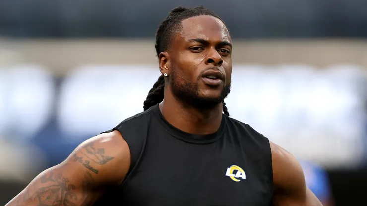 Davante Adams #17 of the Los Angeles Rams