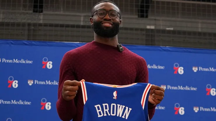 Jaylen Brown #7 of the Philadelphia 76ers.