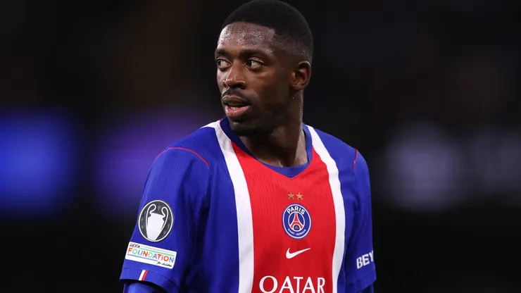 Ousmane Dembélé of Paris Saint-Germain F.C. reacts during the UEFA Champions League 2026/27.