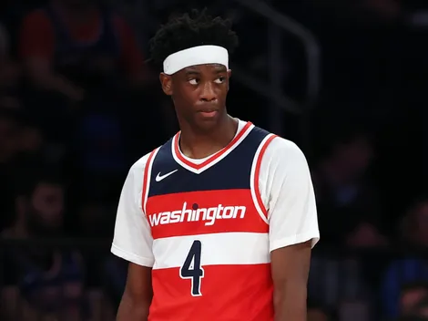 Why is AJ Dybantsa not playing today for Wizards vs Bucks?