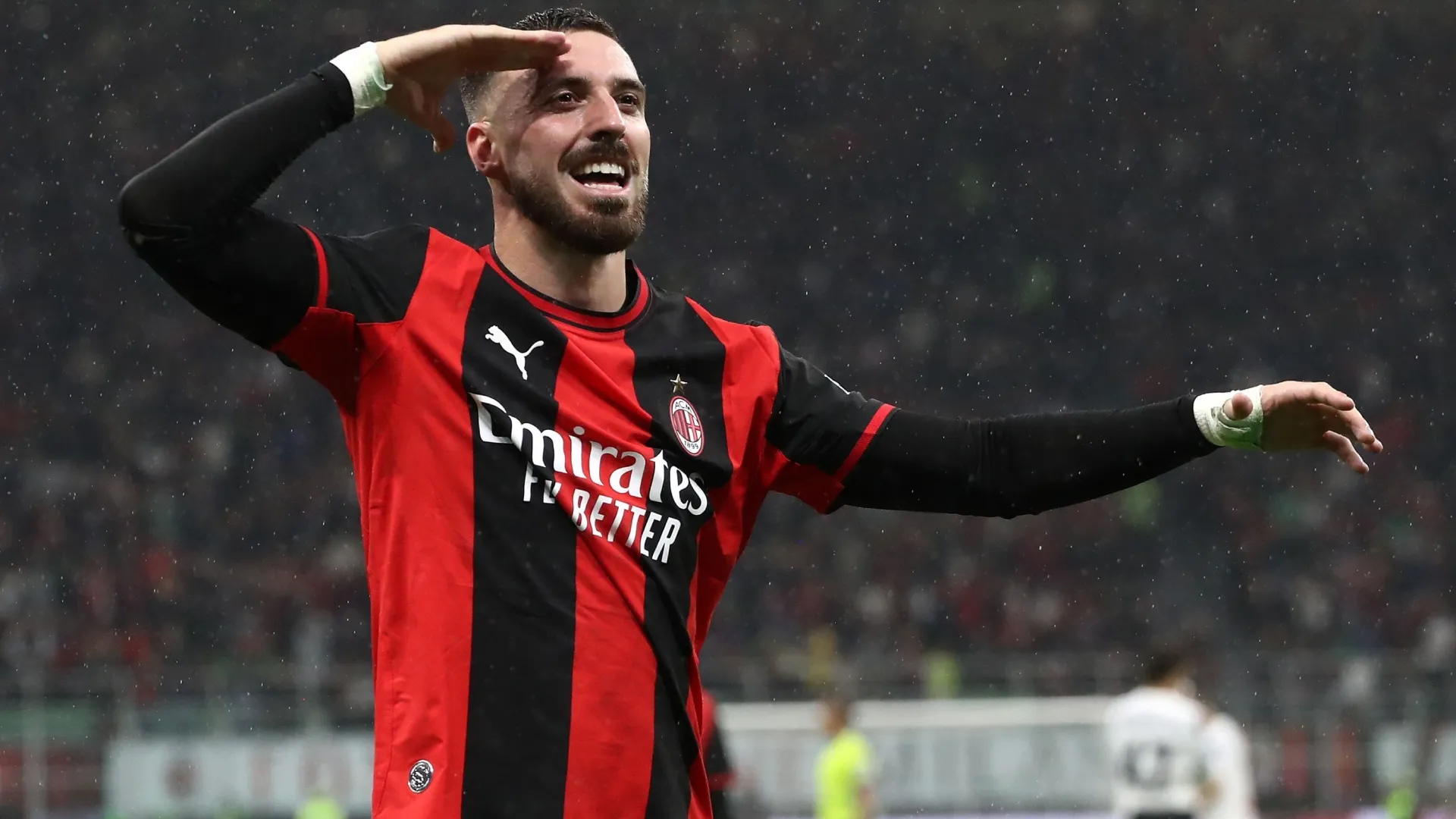 Mario Gila of AC Milan (Source: Marco Luzzani/Getty Images)