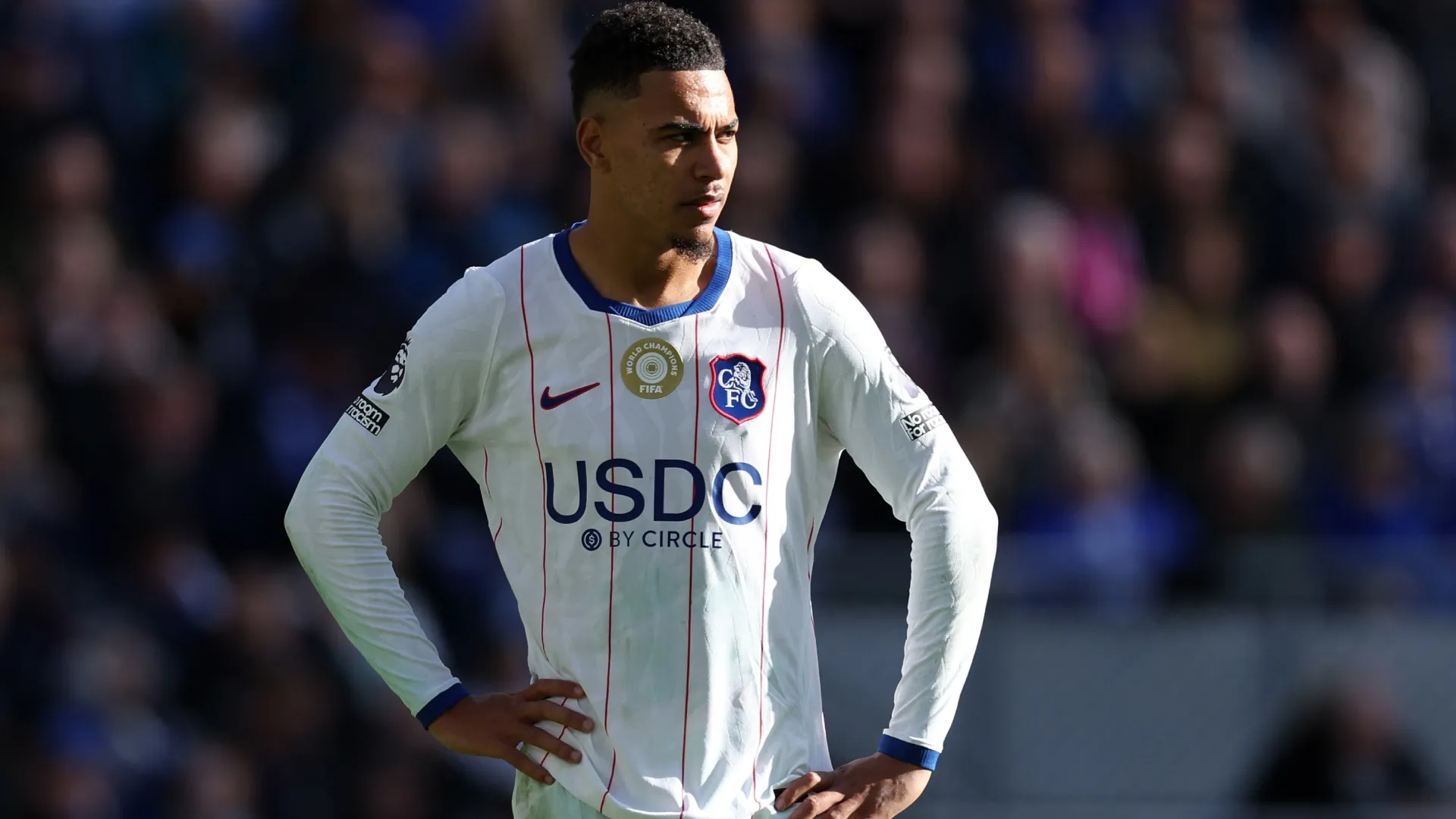 Morgan Rogers of Chelsea FC during the Premier League 2026/27 match (Source: Alex Livesey/Getty Images)