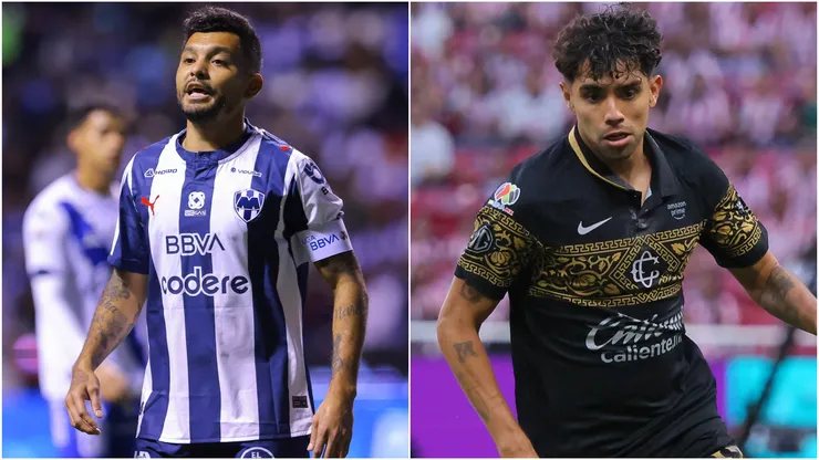 Jesus Corona of Monterrey and Ricardo Marin of Chivas