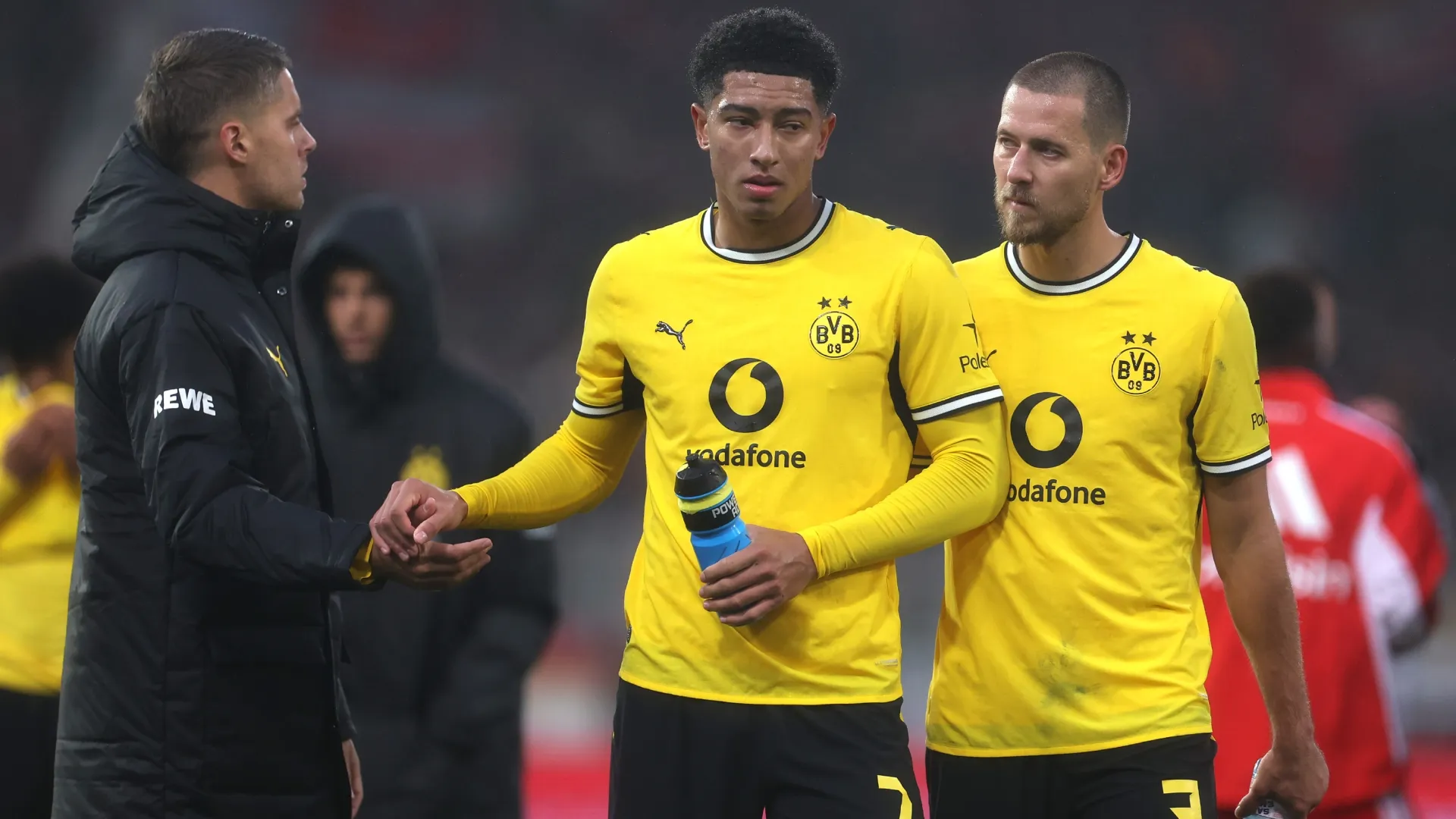 Jobe Bellingham and Waldemar Anton of Borussia Dortmund (Source: Maryam Majd/Getty Images)