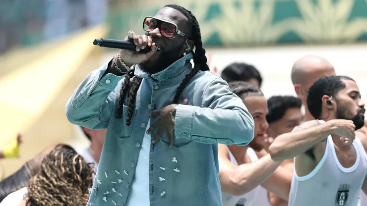 Burna Boy performs during the Opening Ceremony before the FIFA World Cup 2026 Group A match