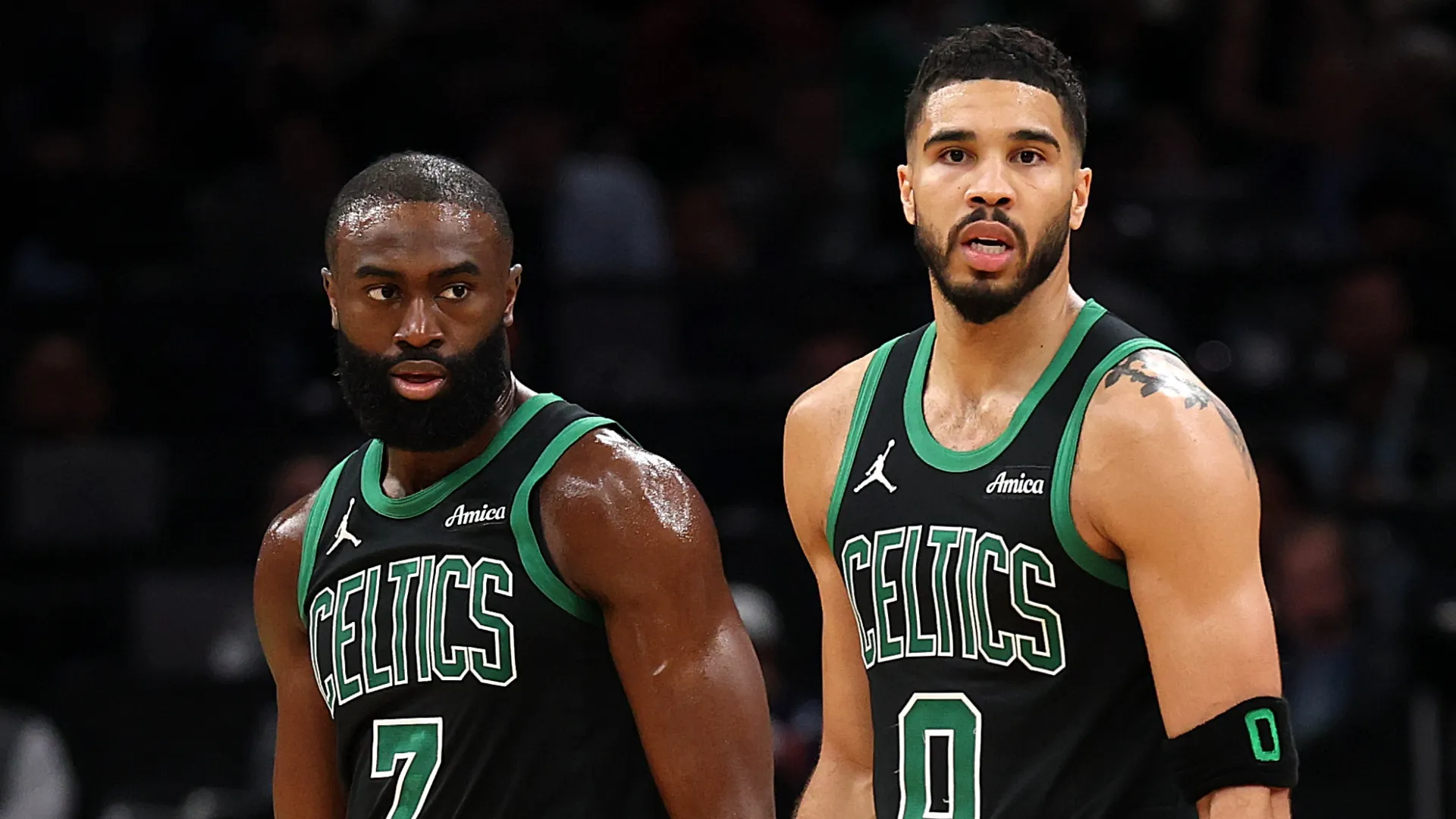 Jaylen Brown and Jayson Tatum