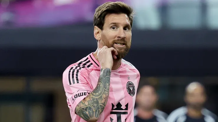 Lionel Messi #10 of Inter Miami looks on.