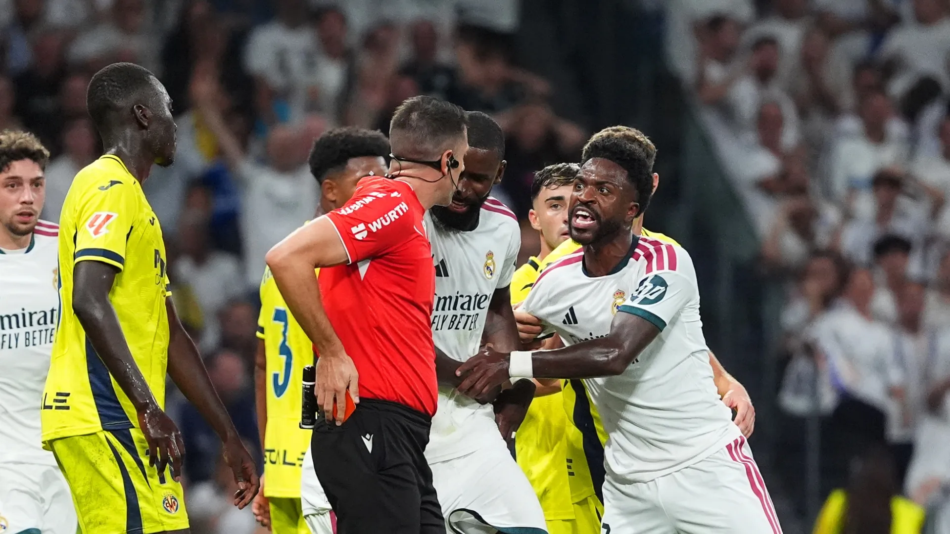Vinicius Jr. after red card against Villarreal.
