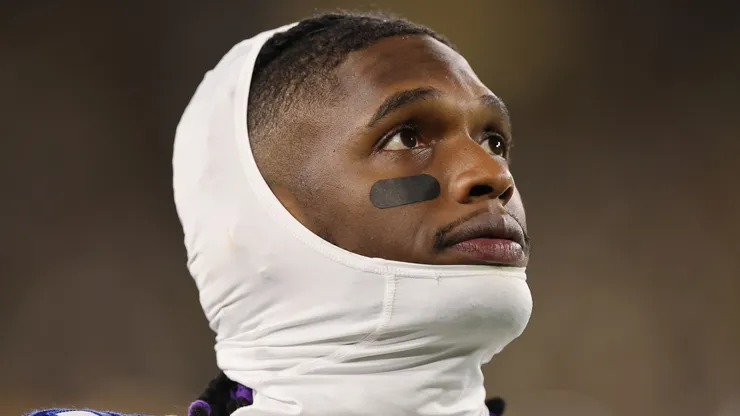 CeeDee Lamb #88 of the Dallas Cowboys looks on against the Green Bay Packers.