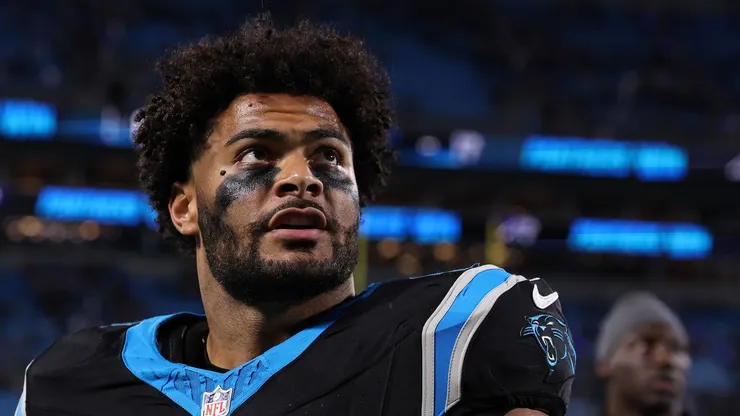 Tommy Tremble #82 of the Carolina Panthers