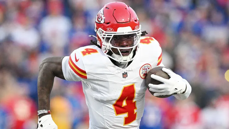 Rashee Rice #4 of the Kansas City Chiefs