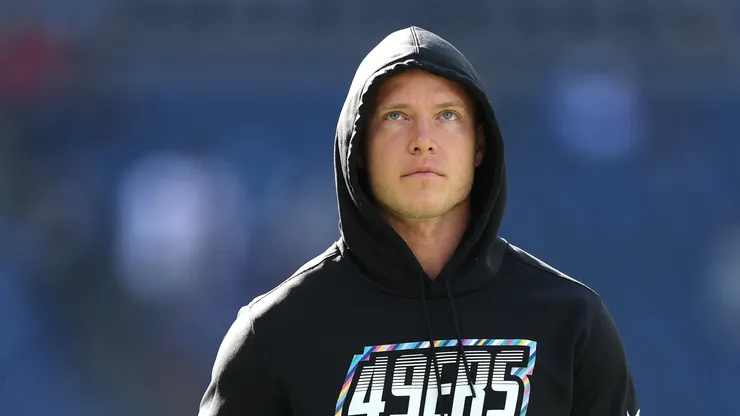 Christian McCaffrey #23 of the San Francisco 49ers