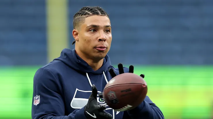 Zach Charbonnet running back of the Seattle Seahawks