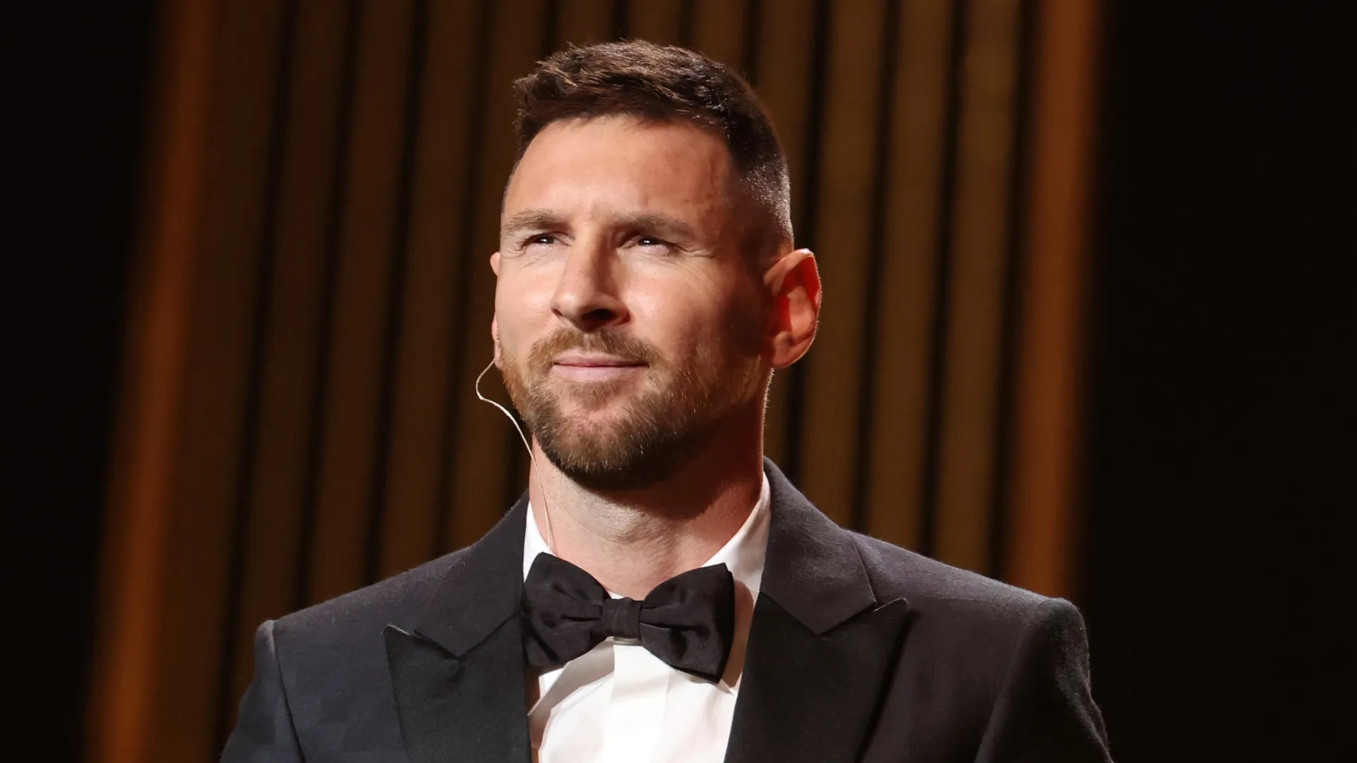 Lionel Messi attends the 67th Ballon D'Or Ceremony