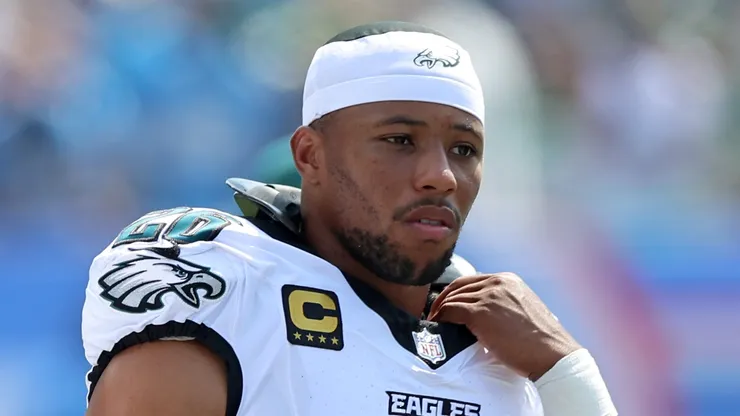 Saquon Barkley #26 of the Philadelphia Eagles