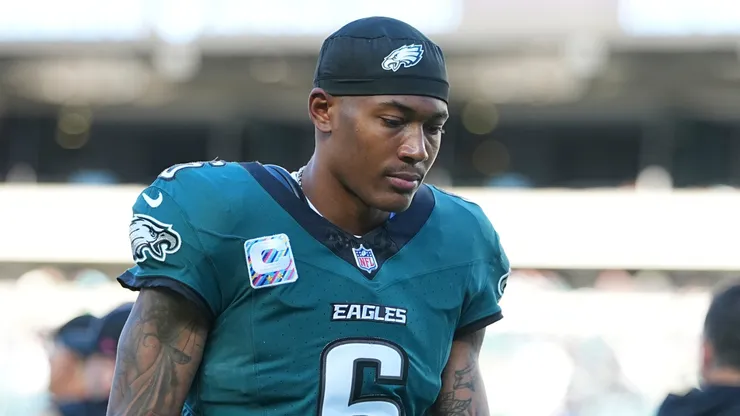 DeVonta Smith #6 of the Philadelphia Eagles
