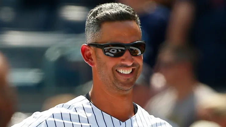 Former New York Yankee Jorge Posada smiles.