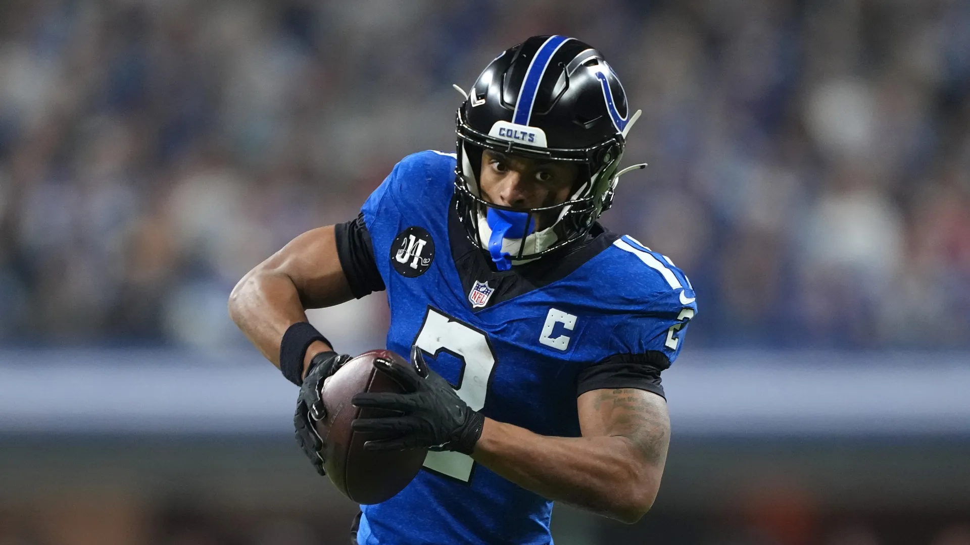 Colts WR Josh Downs during a game.