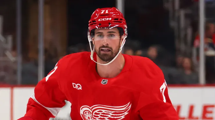 Dylan Larkin #71 of the Detroit Red Wings