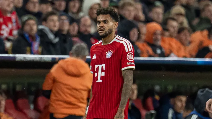 Luis Díaz of Bayern Munich reacts.