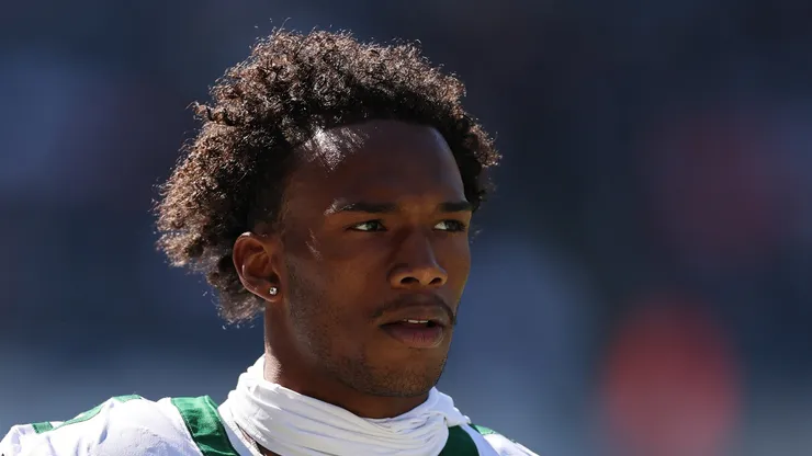 Garrett Wilson wide receiver of the New York Jets