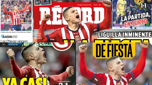 Los principales diarios deportivos dedicaron su portada del día al triunfo de las Chivas