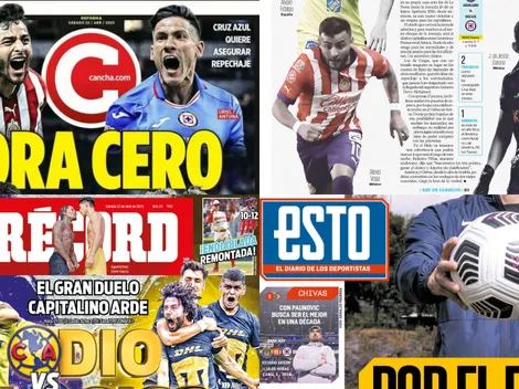 Cruce de 4 grandes acapara Portadas del Día