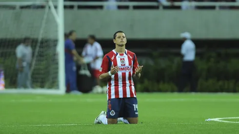 Chicharito jugó su último partido ante Manchester United.