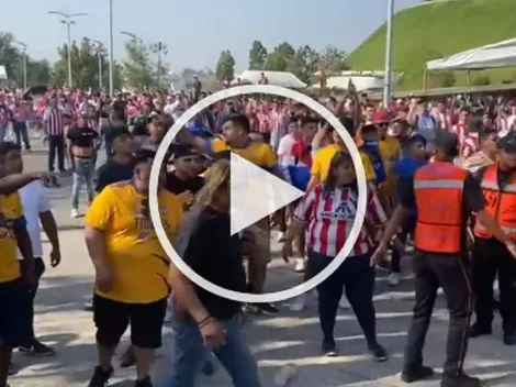 ¡Conato de bronca en el Akron!