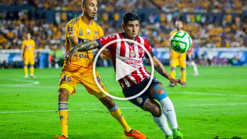 Monterrey, Nuevo León, 25 de mayo de 2023. , durante el partido de ida del torneo Clausura 2023 de la Liga BBVA MX, entre los Tigres de la UANL y las Chivas Rayadas del Guadalajara, celebrado en el estadio Universitario. Foto: Imago7/ Richard Vogel