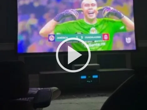 La celebración de Chicharito